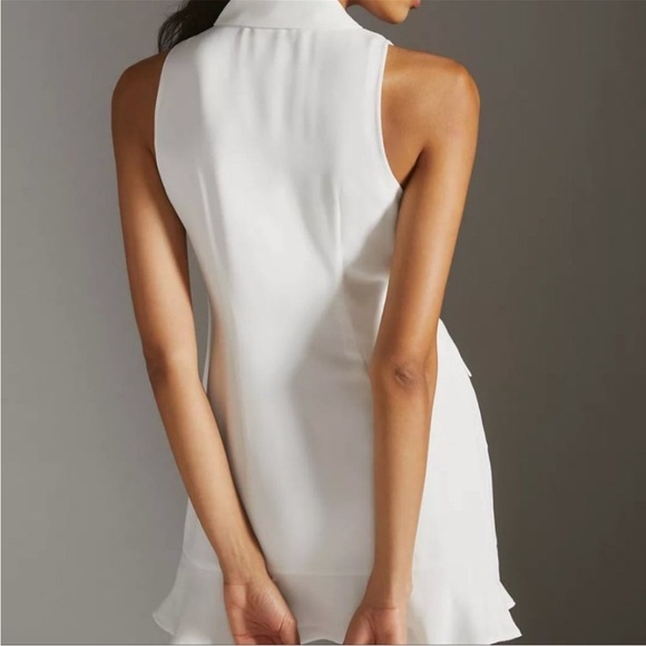 MAEVE x ANTHROPOLOGIE Sleeveless Blazer Mini Dress Double BREASTED SZ: Small - Picture 14 of 15